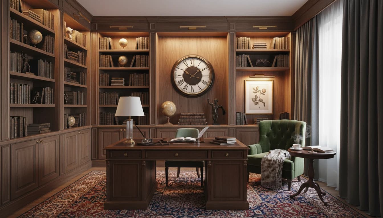 Walnut study style preview